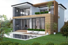 Luxury villa with mountain view for sale in North Cyprus