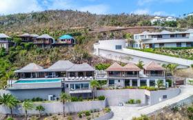Villa Joy overlooking the bay of Marigot in Saint Barth