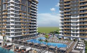 New 1-bedroom apartment for sale in Hills Mahmutlar