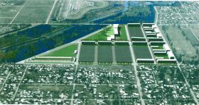 Land with approved construction project for sale