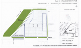 Land with approved construction project for sale