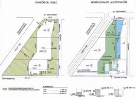 Land with approved construction project for sale