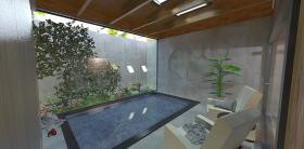 Plot of land with a building permit for a house project