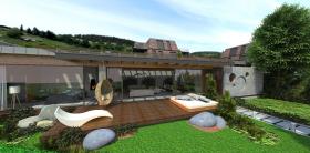 Plot of land with a building permit for a house project