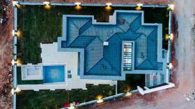 Newly Furnished 4+1 Villa for Sale with Aegean Sea and Wonderful Mountain Views
