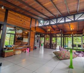 Property in a lush rainforest and surrounded by breathtaking mountains