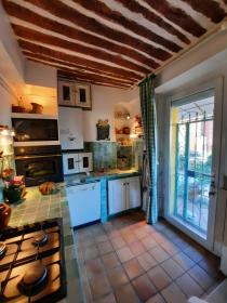 Large village house on 4 levels with swimming pool