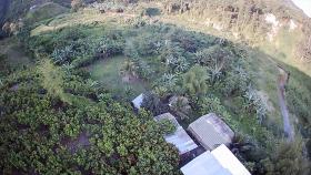 The 71 ha farm with waterfalls that originate in the mountains