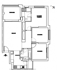 Apartment in the tourist area of El Kantaoui