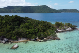 Prime palm lined beachfront opposite the Pavilions Hotel Group Islands
