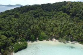 Prime palm lined beachfront opposite the Pavilions Hotel Group Islands