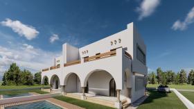 Villa for sale - roof terrace with open view of the Hammamet golf course