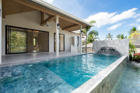 Superb new furnished villa with swimming pool in Bophut - 3 suites - easy to rent