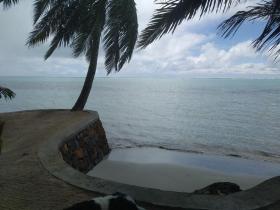 House on a small paradise island