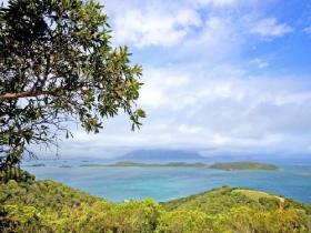 Mayotte island in one of the largest lagoon in the world. Residential development les Courols - Hanjagua