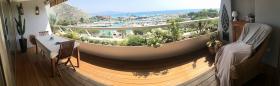 Apartment with large balcony - panoramic sea view