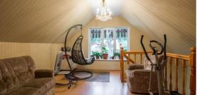 House in the center of Riga near the park, lake, river, 14 min from the sea