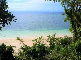 Beachfront land for sale in Camotes Island