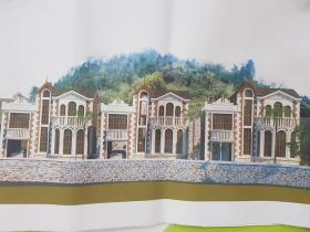 For sale land with ready project for building 3 private villas